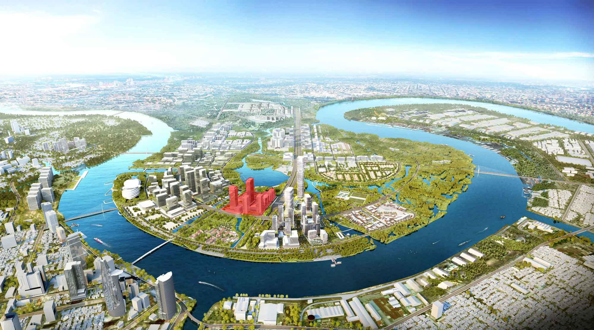 Bản đồ vị trí dự án Lotte Thủ Thiêm
