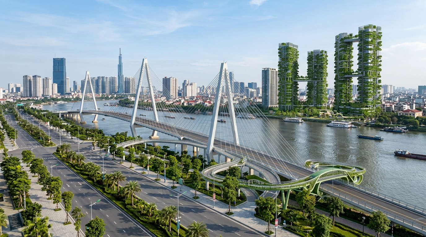 Hạ Tầng Thủ Thiêm 2026: Cầu Thủ Thiêm 4 Và Tác Động Đến Lotte Thủ Thiêm