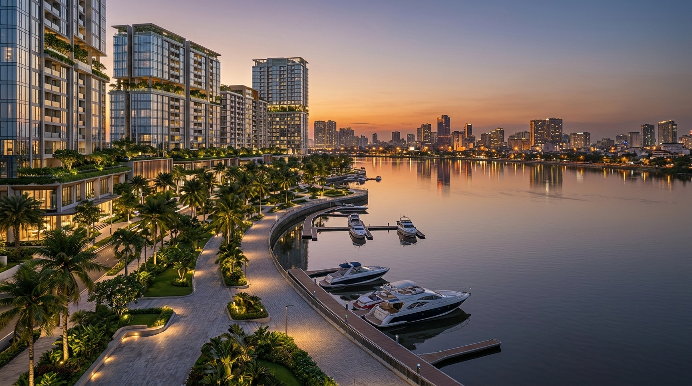 Lotte Thủ Thiêm - không gian ven sông Sài Gòn tại Lotte Eco Smart City Thủ Thiêm