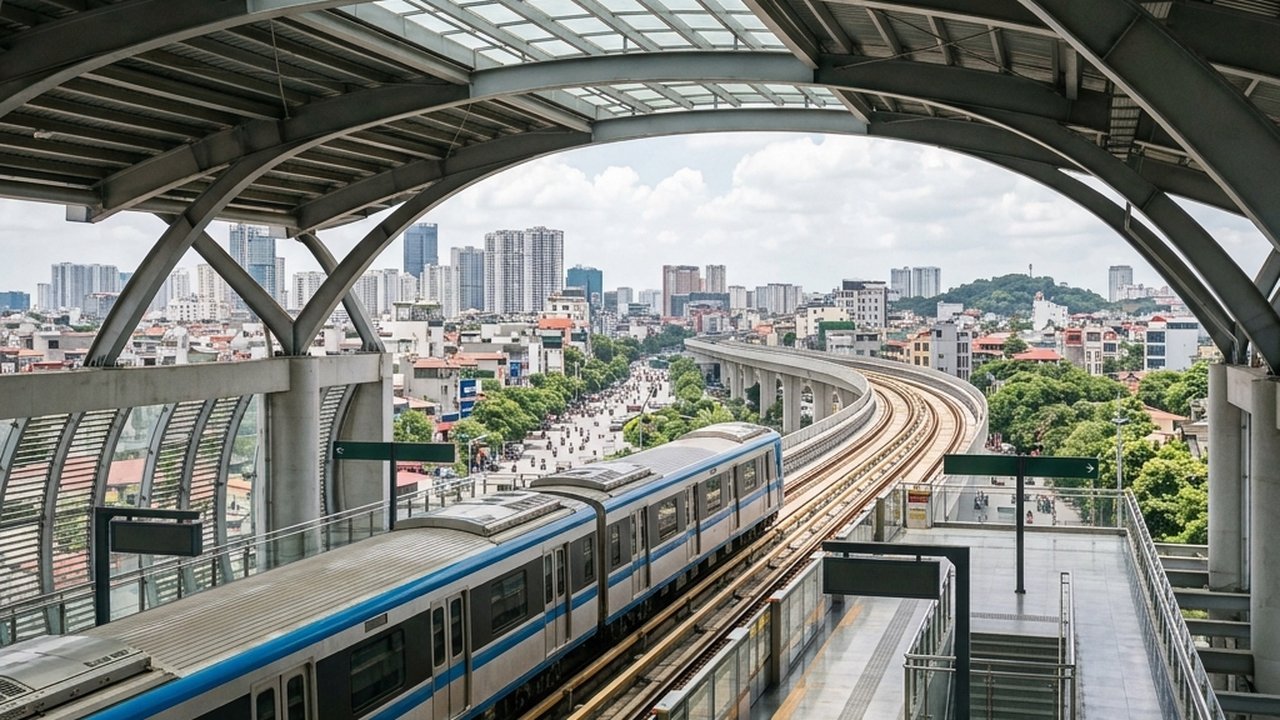 Ga đường sắt hiện đại kết nối khu vực Thủ Thiêm với sân bay Long Thành