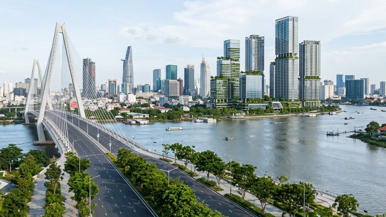 Hạ tầng giao thông kết nối khu đô thị mới Thủ Thiêm